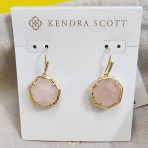 Kendra Scott Cynthia Drop Earring Pink NWT
